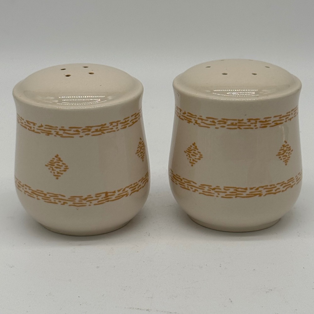 Vintage MCM Japanese Ceramic Salt and Pepper Shakers Set Southwestern Mirage 3"